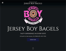 Tablet Screenshot of jerseyboybagels.com